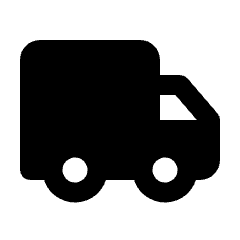 Local Shipping Fill Icon from Rounded Fill - Material Pro Set