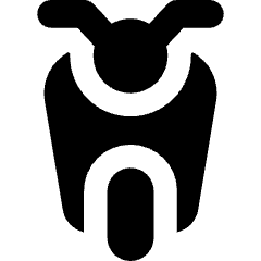 Motocycle Front Icon from Core Solid Set
