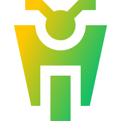 Motocycle Front Icon from Sharp Gradient Set