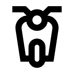 Motorbike Icon from Outlined Line - Streamline Material Set