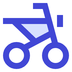 Motorcycle Side Icon from Sharp Duo Set
