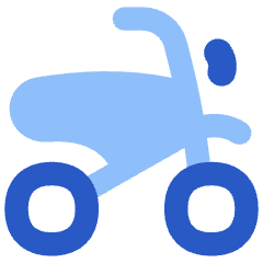 Motorcycle Side Icon from Flex Flat Set
