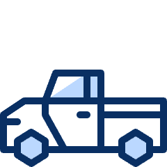 Pickup Truck Icon from Cyber Duotone Set