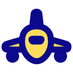 Plane Front Icon from Plump Pop Set