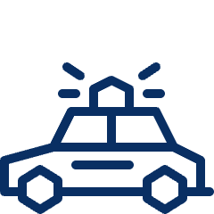 Police Car 2 Icon from Cyber Line Set