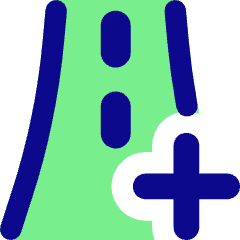 Road Add Icon from Flex Pop Set