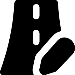 Road Edit Icon from Flex Solid Set
