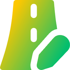 Road Edit Icon from Flex Gradient Set