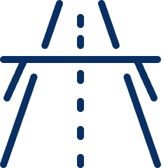 Road Overpass Icon from Cyber Line Set