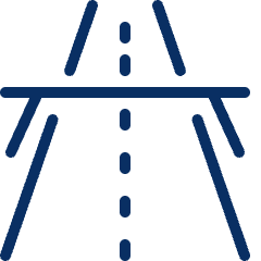Road Overpass Icon from Cyber Duotone Set
