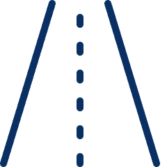 Road Straight Icon from Cyber Line Set