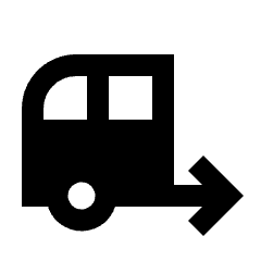 Rv Hookup Fill Icon from Sharp Fill - Material Pro Set