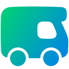 Rv Truck Icon from Plump Gradient Set