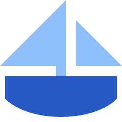 Sail Ship Icon from Sharp Flat Set