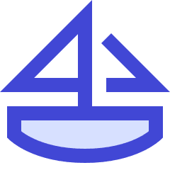 Sail Ship Icon from Sharp Duo Set