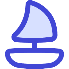 Sail Ship Icon from Flex Duo Set