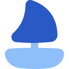 Sail Ship Icon from Flex Flat Set