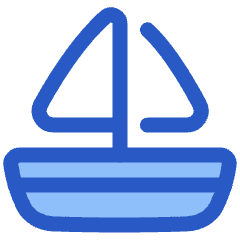 Sail Ship Icon from Plump Duo Set