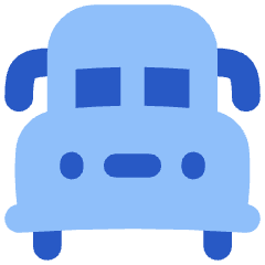 School Bus Front Icon from Flex Flat Set