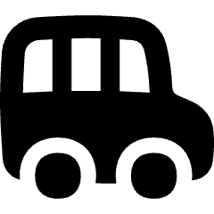 School Bus Side Icon from Flex Solid Set