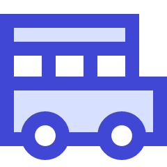 School Bus Side Icon from Sharp Duo Set