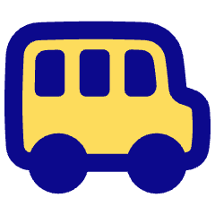 School Bus Side Icon from Plump Pop Set