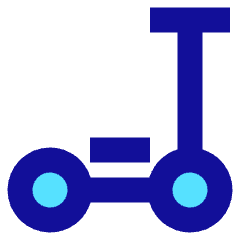 Scooter Icon from Sharp Pop Set