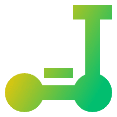 Scooter Icon from Sharp Gradient Set