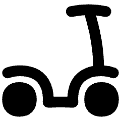 Scooter Icon from Flex Solid Set