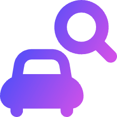 Search Car Icon from Core Gradient Set