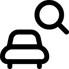 Search Car Icon from Core Line Set