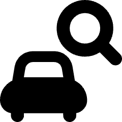 Search Car Icon from Core Solid Set