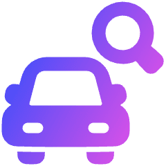 Search Car Icon from Plump Gradient Set