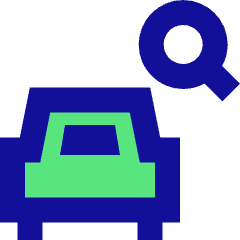 Search Car Icon from Sharp Pop Set