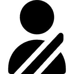 Seatbelt Icon from Core Solid Set