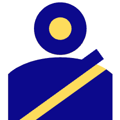 Seatbelt Icon from Sharp Pop Set