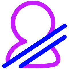 Seatbelt Icon from Plump Neon Set