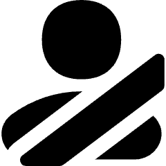 Seatbelt Icon from Flex Solid Set