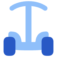 Segway Front Icon from Plump Flat Set