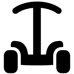 Segway Front Icon from Plump Solid Set