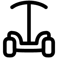 Segway Front Icon from Plump Line Set