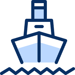 Ship 1 Icon from Cyber Duotone Set