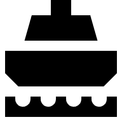 Ship Icon from Sharp Solid Set