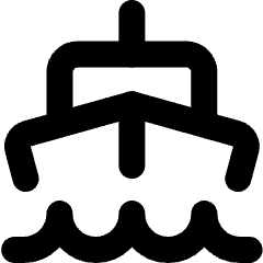 Ship Icon from Micro Line Set