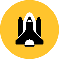 Space Shuttle Icon from Kameleon Pop Set