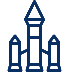 Spacecraft 1 Icon from Cyber Line Set