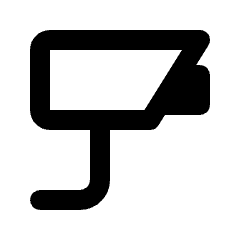 Speed Camera Icon from Rounded Line - Material Pro Set