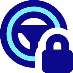 Steering Lock Warning Icon from Core Pop Set