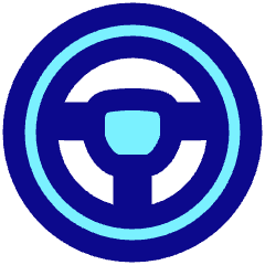 Steering Wheel Icon from Plump Pop Set