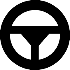 Steering Wheel Icon from Core Solid Set